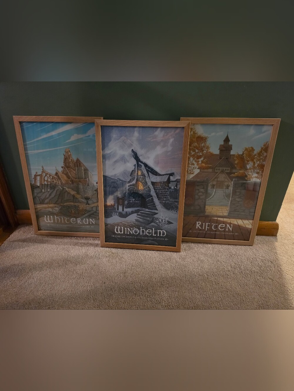Skyrim Artwork W/ Frames